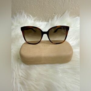 Chloe Tortoise Sunglasses with case